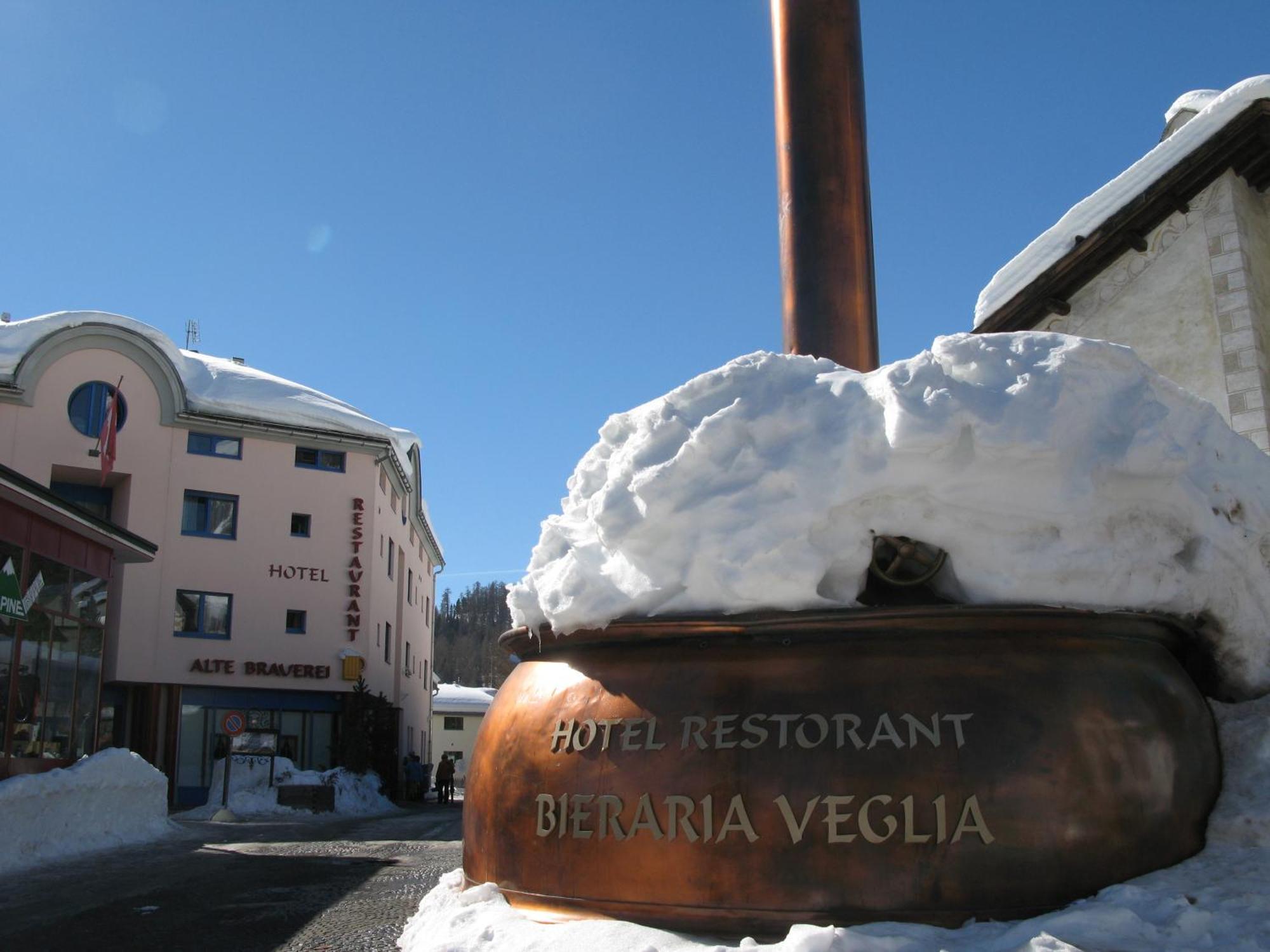 Hotel Restaurant Alte Brauerei Celerina/Schlarigna Eksteriør billede